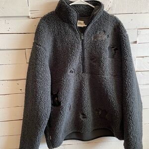 100 Thieves x Pokémon Gray Sherpa Pullover